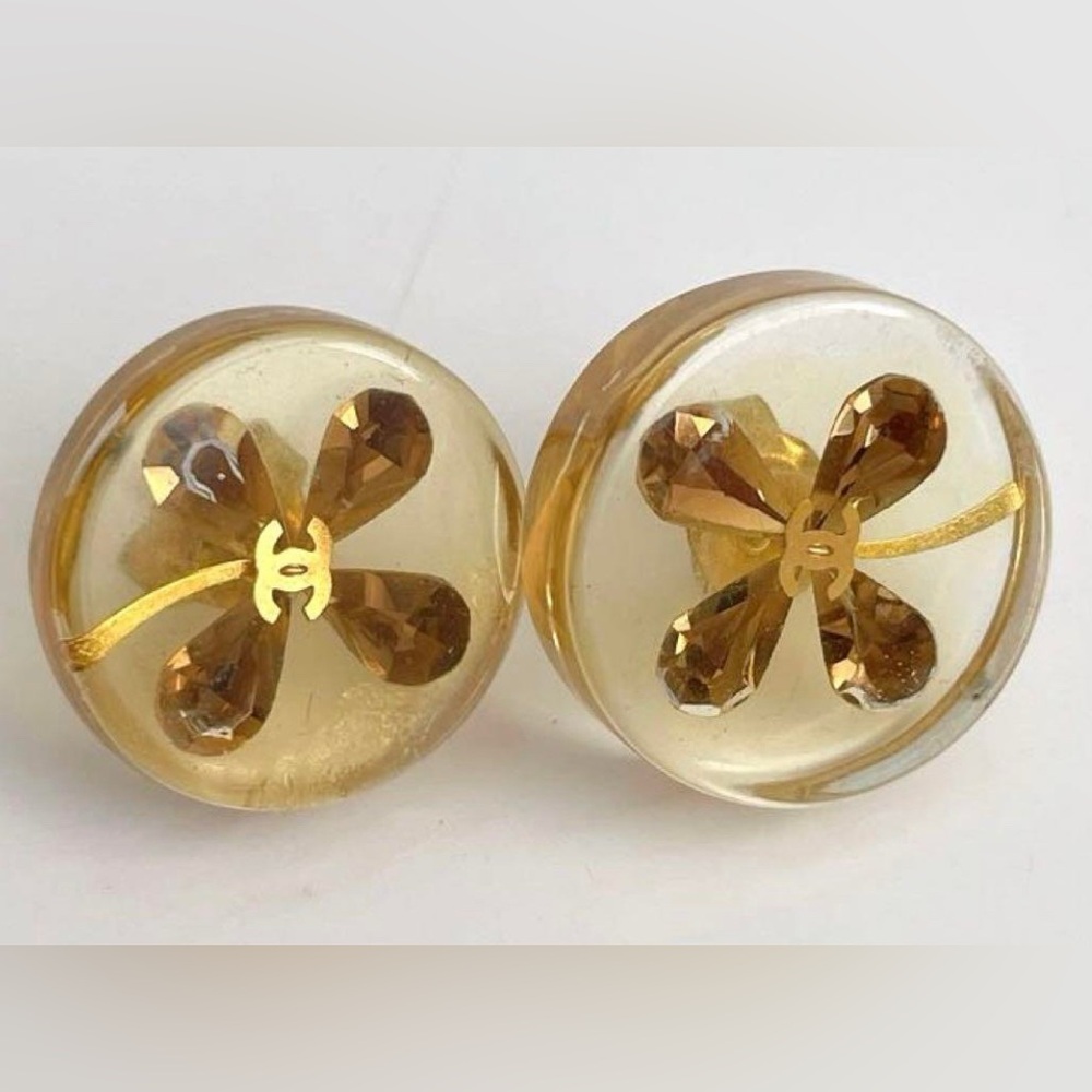 Vintage Chanel post earrings